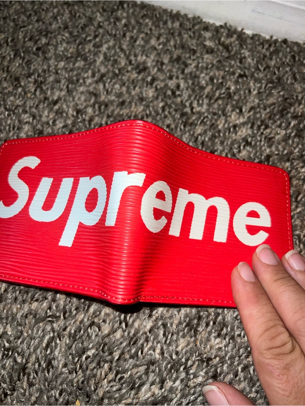 Men’s red wallet